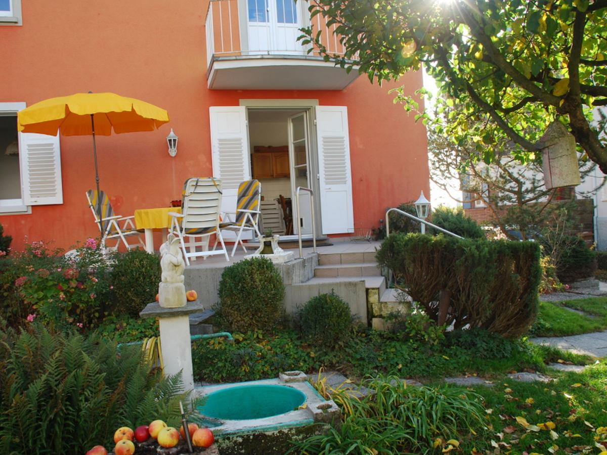 Apartmán Rotes Haus Ueber Den Weinbergen Kostnice Exteriér fotografie
